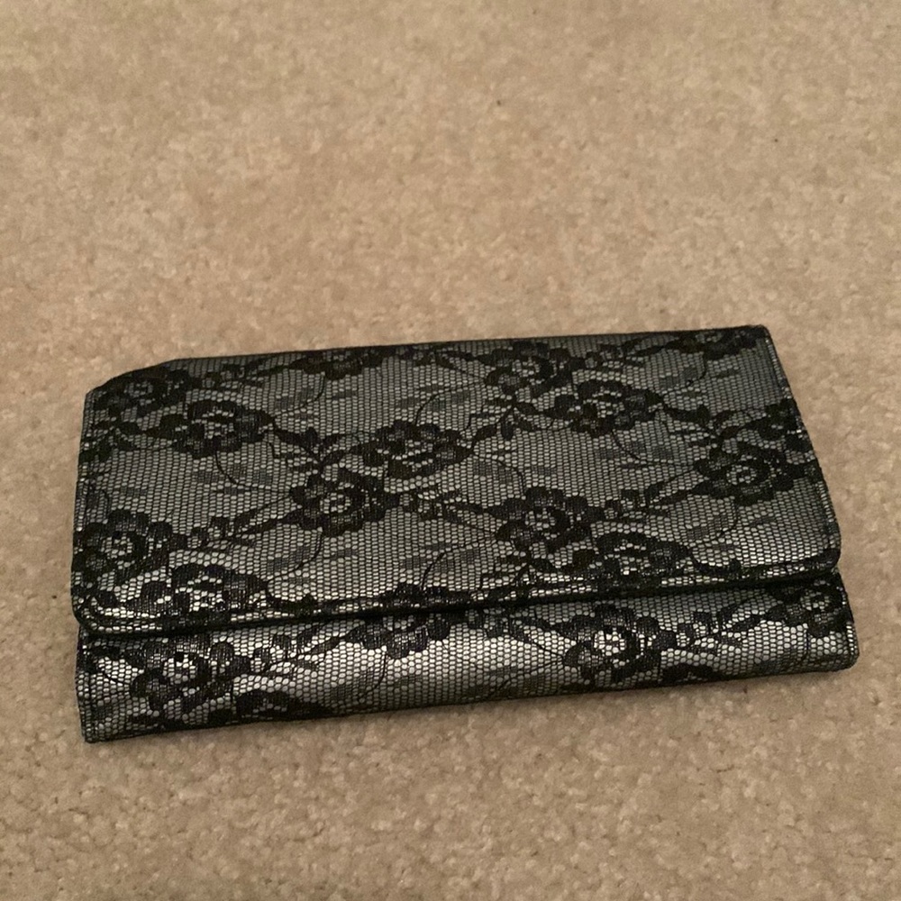 Sexy black lace evening wallet